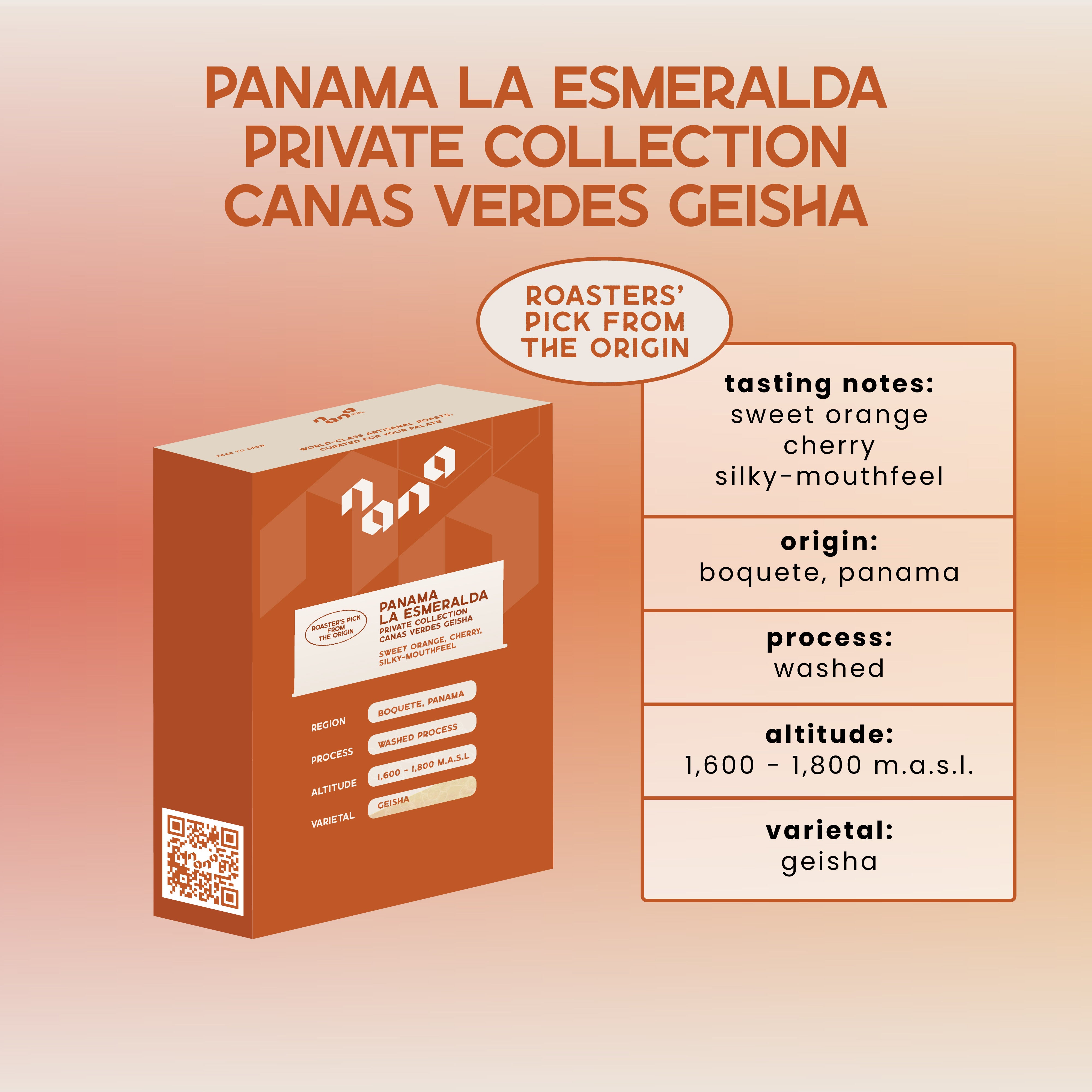 Panama, Hacienda La Esmeralda Geisha - Nespresso® Compatible Pods
